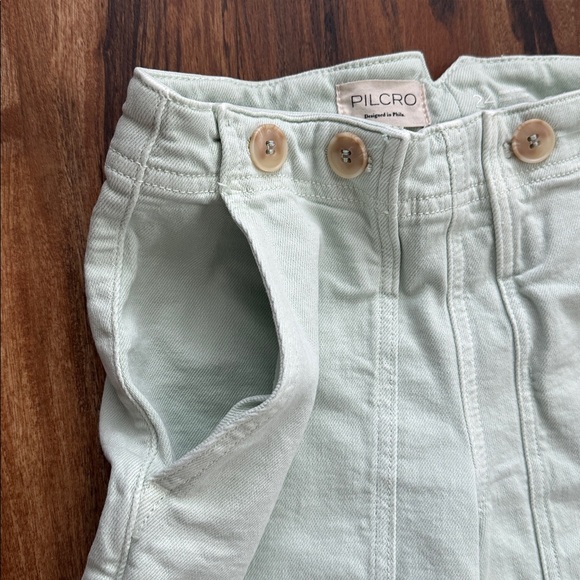 The Kit Cropped High-Rise Wide-Leg Trouser Jeans by Pilcro Anthropologie Size 24 - Picture 5 of 11